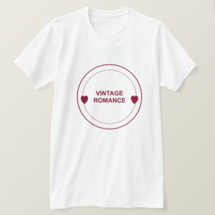 T-shirt Romance Vintage – Amour Intemporel Design Esthétiq