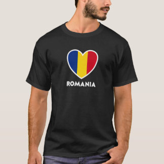 T-shirt Romania Heart