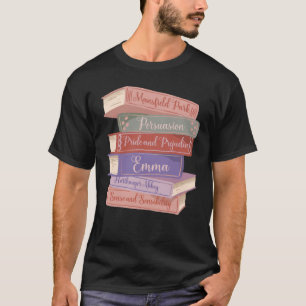T-shirt Romans de Jane Austen V
