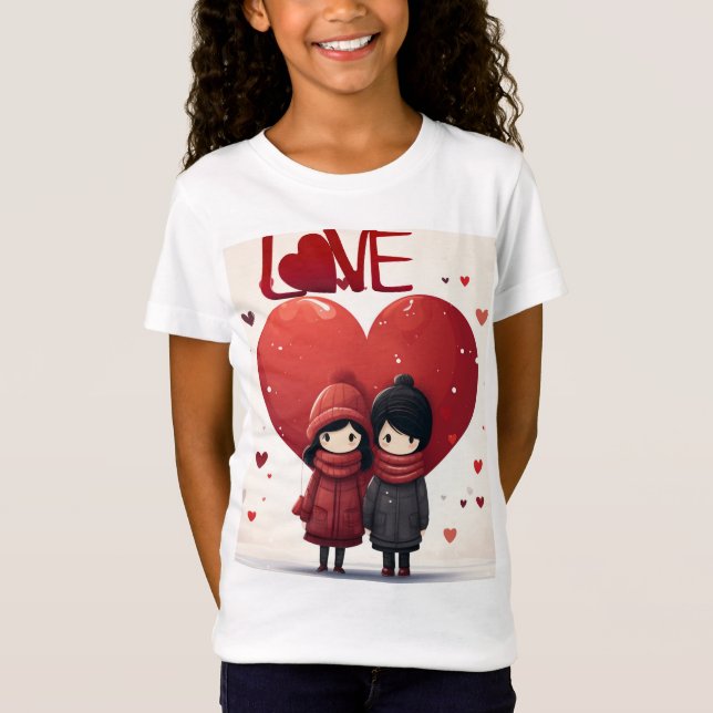 T-Shirt Romantic Love Quote Design  (Devant)