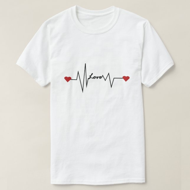 T-shirt Romantic & Minimalist Design (Design devant)