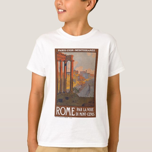 T-shirt Rome antique Voyage et peinture (Devant)