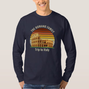 T-shirt Rome Colisée Italie Voyage Manches Longues Personn
