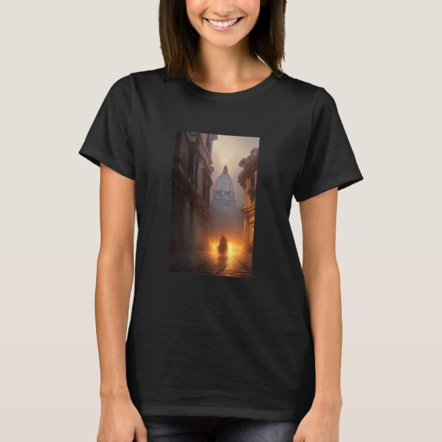 T-shirt Rome Dark Academia Fantasy Gothic (Devant)