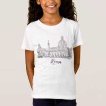 Rome Italie ancienne architecture stylo et croquis