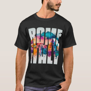 T-shirt Rome Italie Vacances Filles Voyage Lune de miel