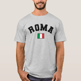 T-shirt Rome Typographie athlétique en détresse avec drape