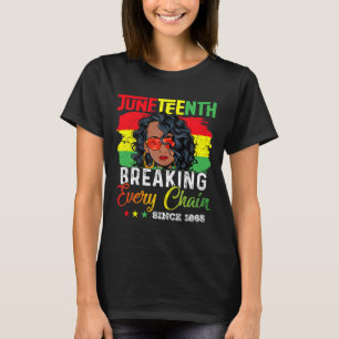 T-shirt Rompre chaque chaîne depuis 1865 Femmes Hommes Jun