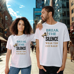 T-shirt Rompre le courage du silence