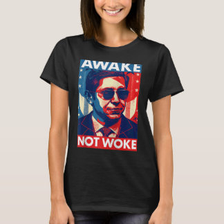 T-shirt Ron DeSantis Éveillé Pas Réveillé Gouverneur de Fl