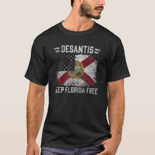 T-shirt Ron DeSantis Gardez la Floride libre Gouverneur de