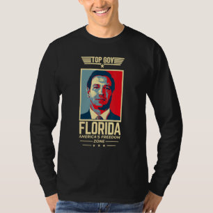 T-shirt Ron Desantis Gouverneur suprême Floride Zone de li