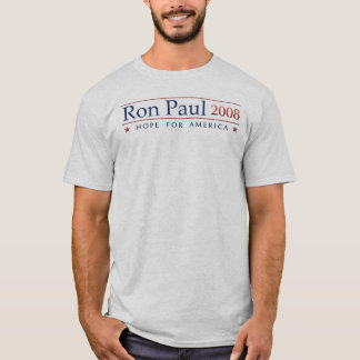 T-shirt Ron Paul 2008 (gris)