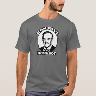 T-shirt Ron Paul est mon homeboy