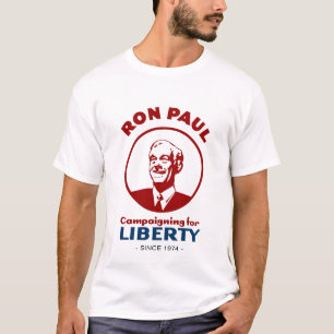 T-shirt Ron Paul - faisant campagne pour la liberté depuis