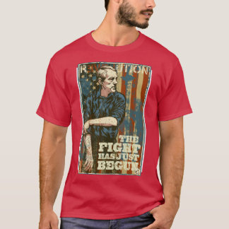T-shirt Ron Paul Le Combat Vient De Commencer