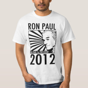 T-shirt Ron Paul pour le président 2012 avec la citation