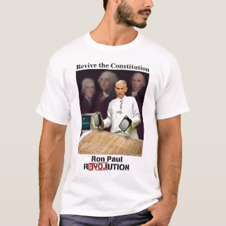 T-shirt Ron Paul : rétablissez la constitution