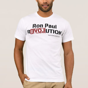T-shirt Ron Paul T adapté par révolution