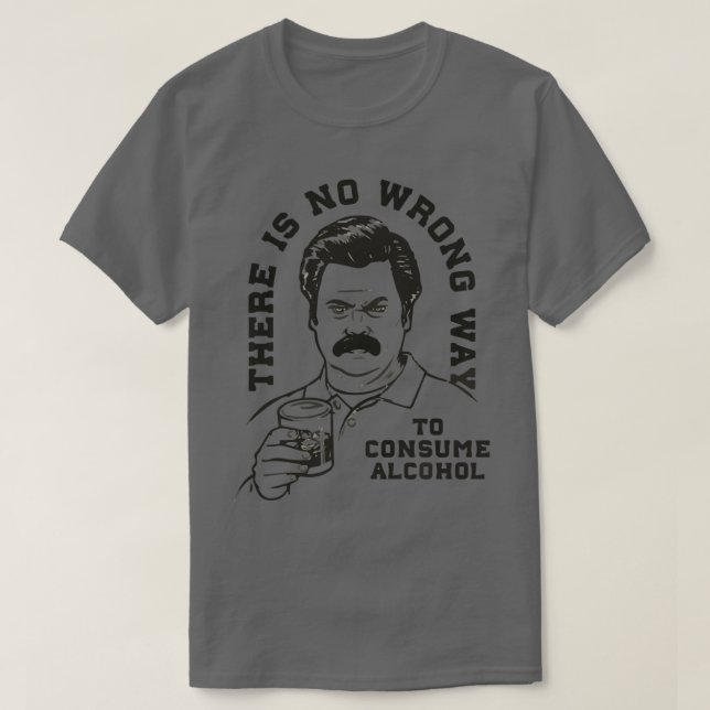 T-shirt Ron Swanson (Design devant)