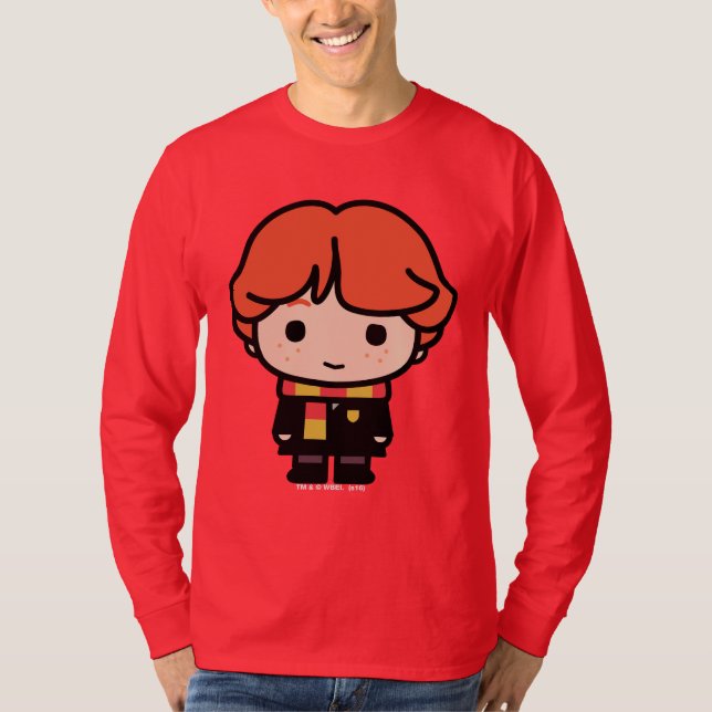 T-shirt Ron Weasley Cartoon Character Art (Devant)