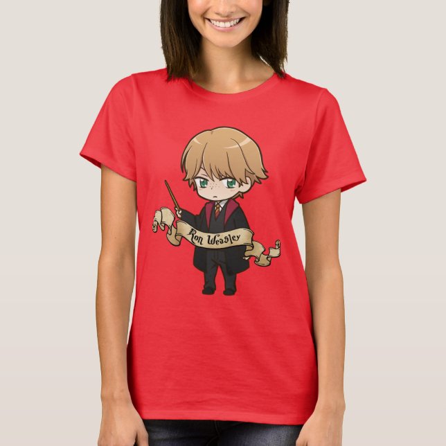 T-shirt Ron Weasley en anime (Devant)