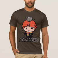 Ron Weasley et Pigwidgeon en dessin animé