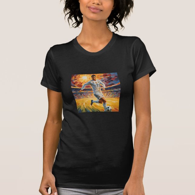 T-Shirt Ronaldo Fan - Pour Les Amateurs De Footbal (Devant)