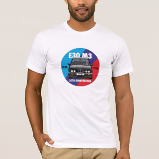 T-shirt Rondeau d'anniversaire de m3 de BMW E30 30ème (Evo