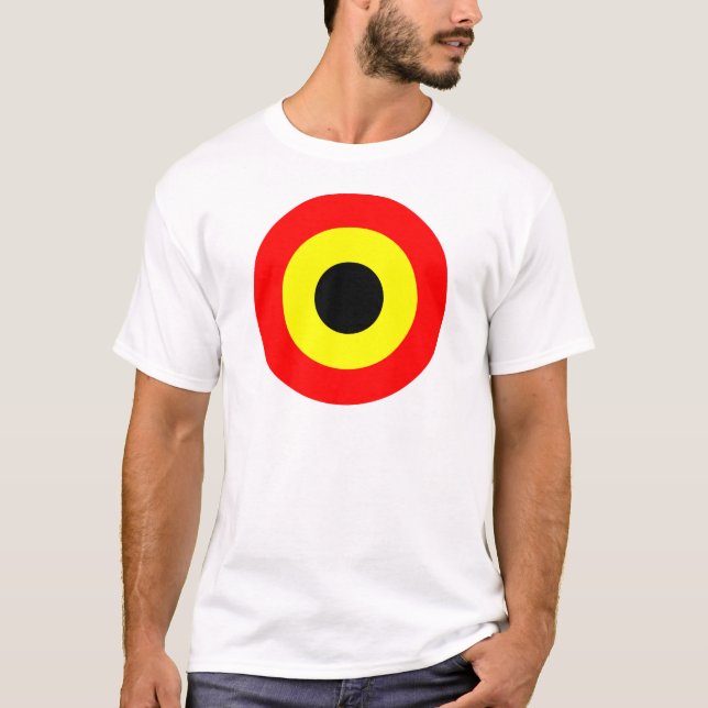T-shirt Rondeau de l'Armée de l'Air de la Belgique (Devant)
