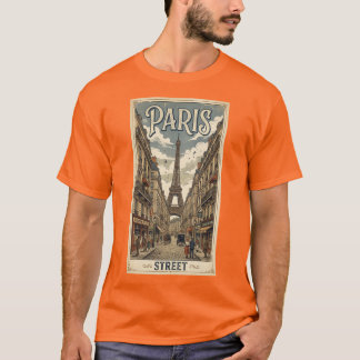 T-shirt Ronins s'intègre dans la rue rétro de Paris