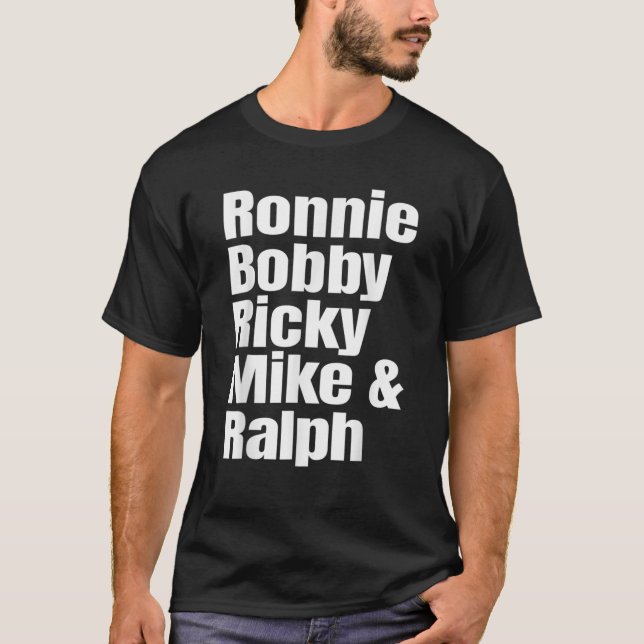 T-shirt Ronnie Bobby Ricky Mike Et Ralph (Devant)