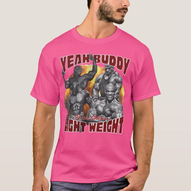 T-shirt Ronnie Coleman Ouais Buddy (Devant)