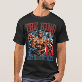 T-shirt Ronnie Colemanhe King Light Weight Ba girl retro