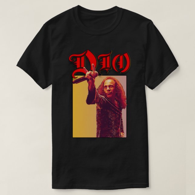 T-shirt Ronnie James Dio (Design devant)