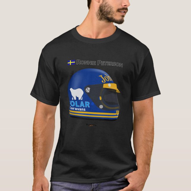 T-shirt Ronnie Peterson - Casque (Devant)