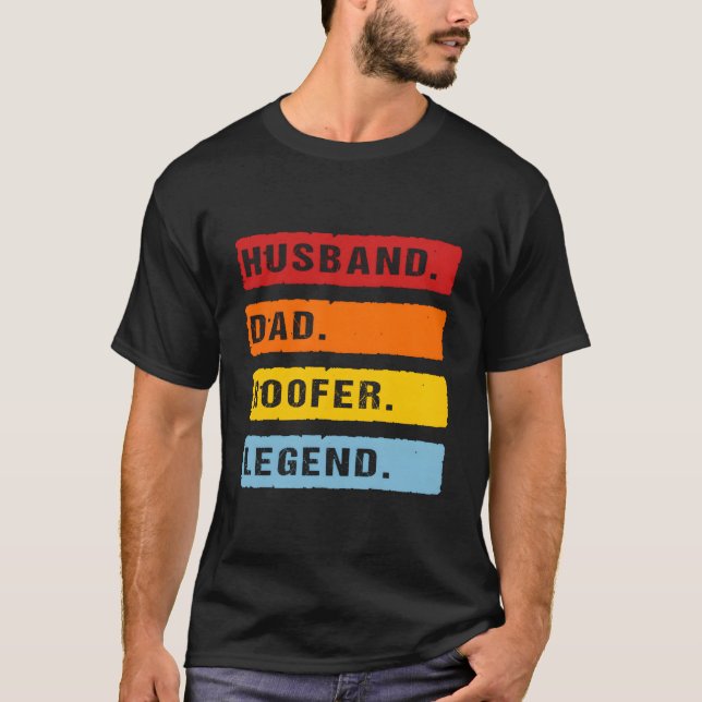 T-shirt Roofing Father'S Day Carpentry Roof Carpenter Roof (Devant)