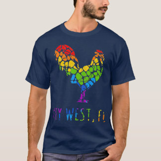 T-shirt Rooster FL Ouest cléSouvenir Imaginaire poulet