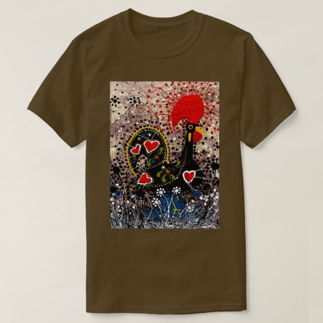 T-shirt Rooster portugais  (Design devant)