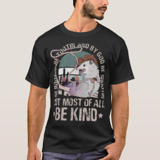 T-shirt Rootin Tootin et par Dieu ne tirez pas être un bea