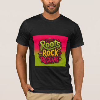 T-shirt Roots Rock Reggae Hommes - Noir