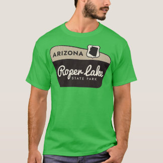T-shirt Roper Lake State Park Arizona Affiche de bienvenue