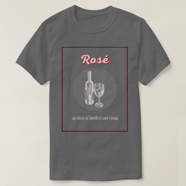 T-shirt Ros Wine Definition (Design devant)