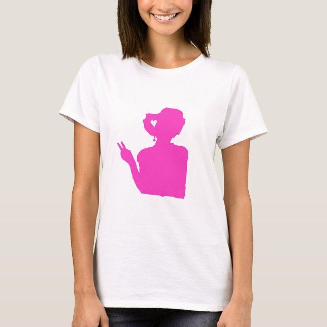 T - Shirt rosa Dame (Vorderseite)