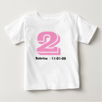 T - Shirt Rosa und Schwarz