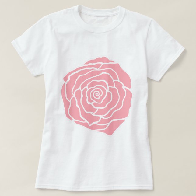 T-shirt rose (Design devant)