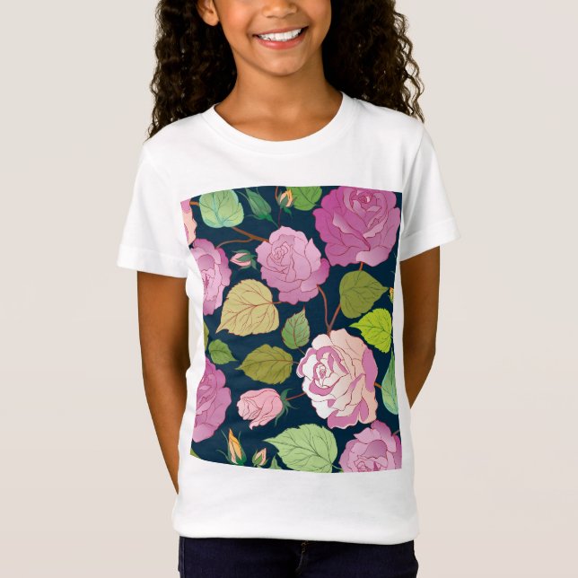 T-Shirt Rose 16 (Devant)