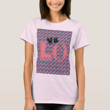 T-SHIRT ROSE AMOUR FEMMES MANDALA BLEU