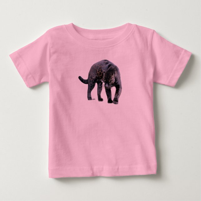 T-shirt rose bébé Jaguar Diablo (Devant)