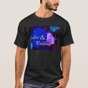 T-shirt Rose bleu violet